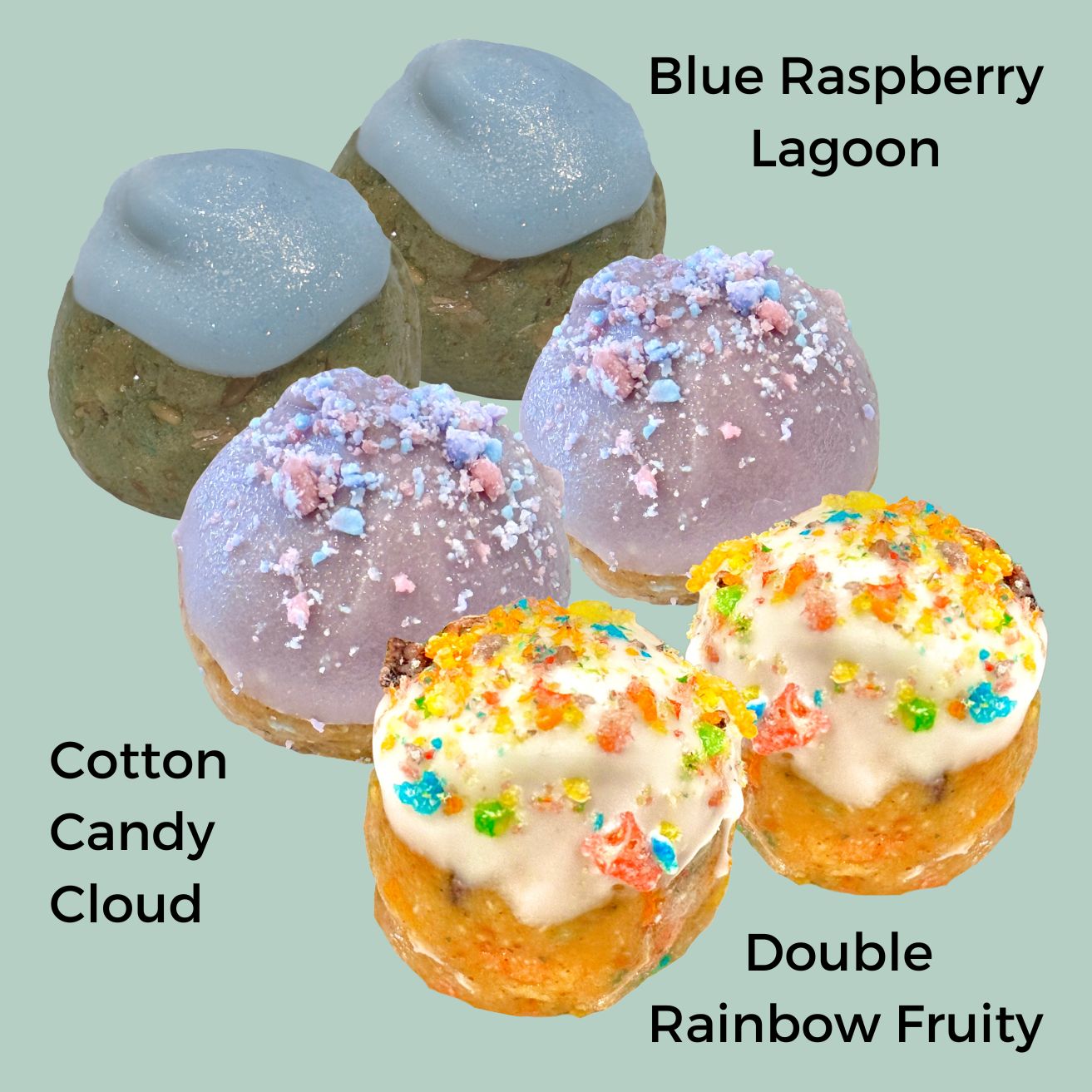 1 Dozen 3-Flavor Flight: "Kid at Heart" Protein Pops (gluten free!)