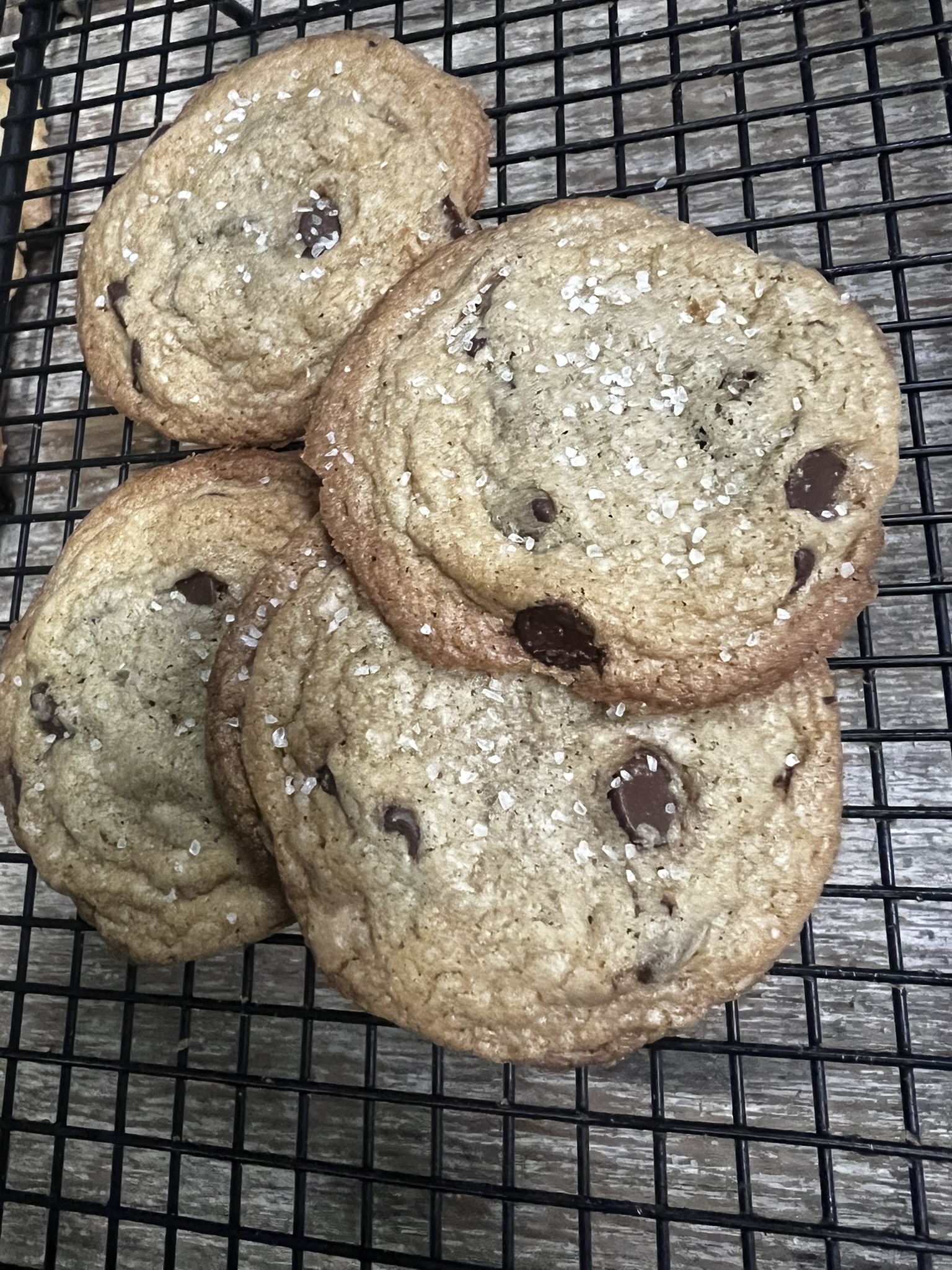 Laila's Salted Chocolate Chip Cookies