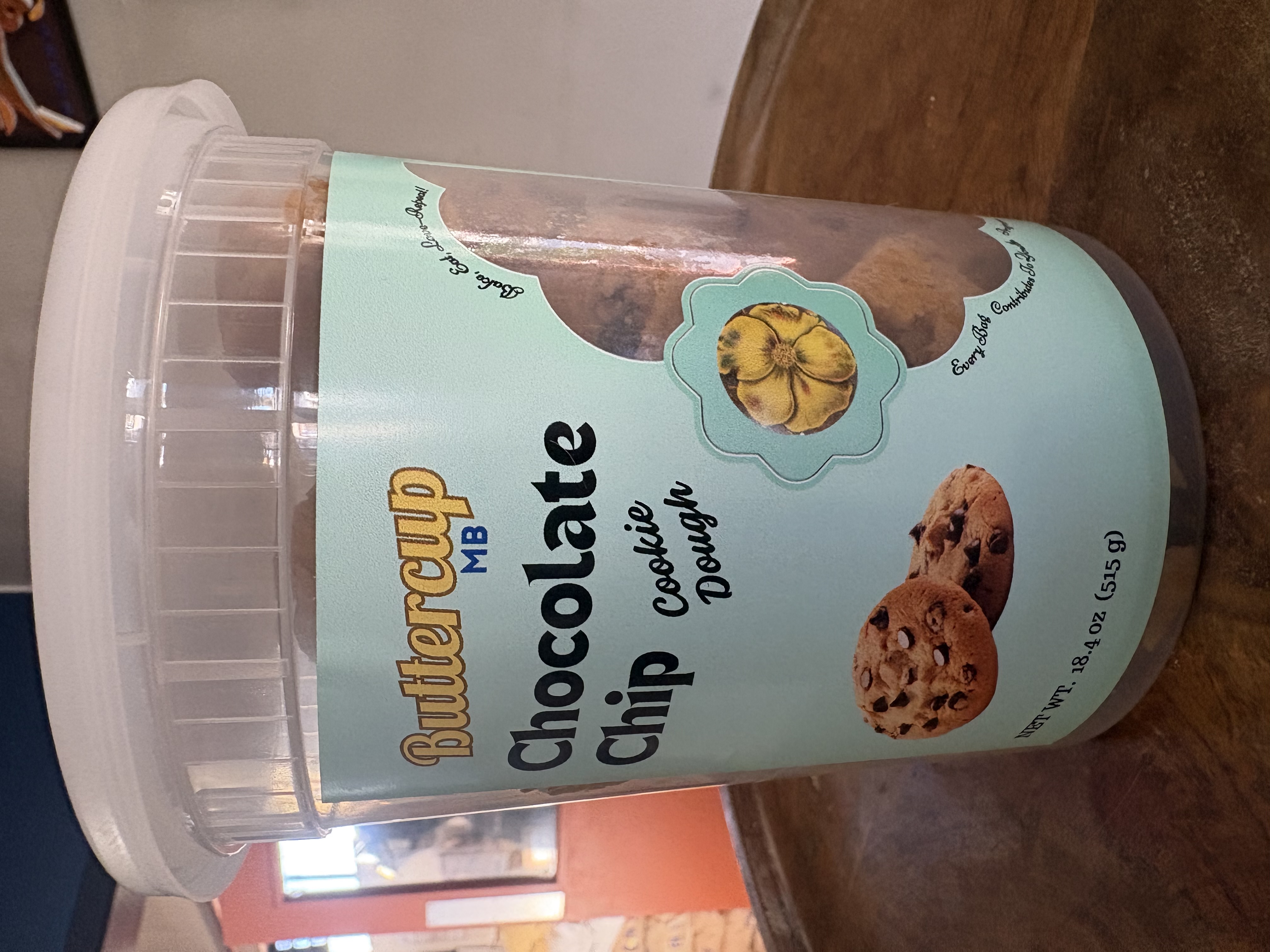 Chocolate Chip Cookie Dough (about 25 small cookies)